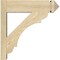 Ekena Millwork Olympic Rough Sawn Arts and Crafts Outlooker, Douglas Fir, 6"W x 20"D x 20"H OUT06X20X20OLY03RDF - alternate 2